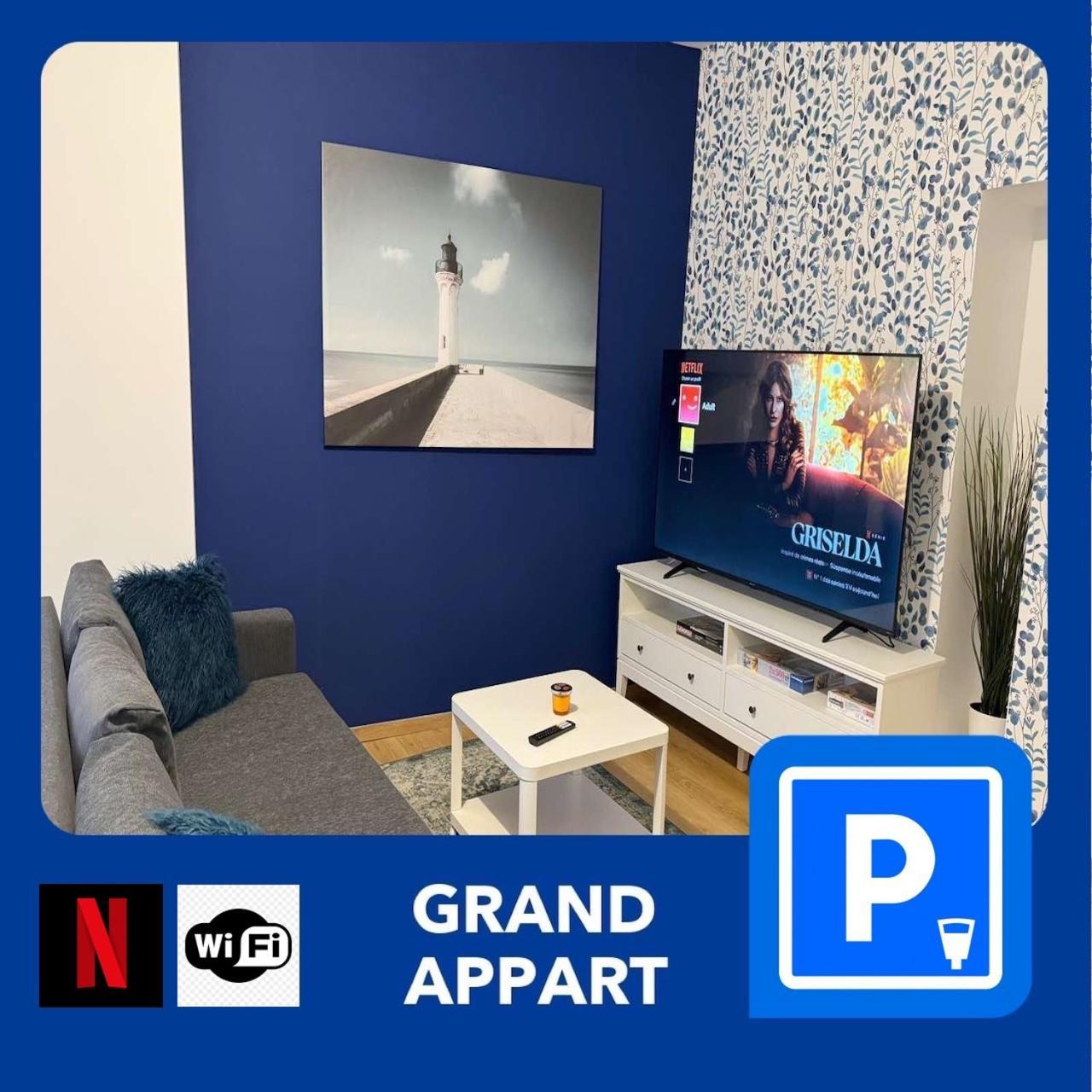 24 Chic & Cosy Grand Appart 88M2 Parking Gratuit Hypercentre Netflix Saint-Etienne  Buitenkant foto